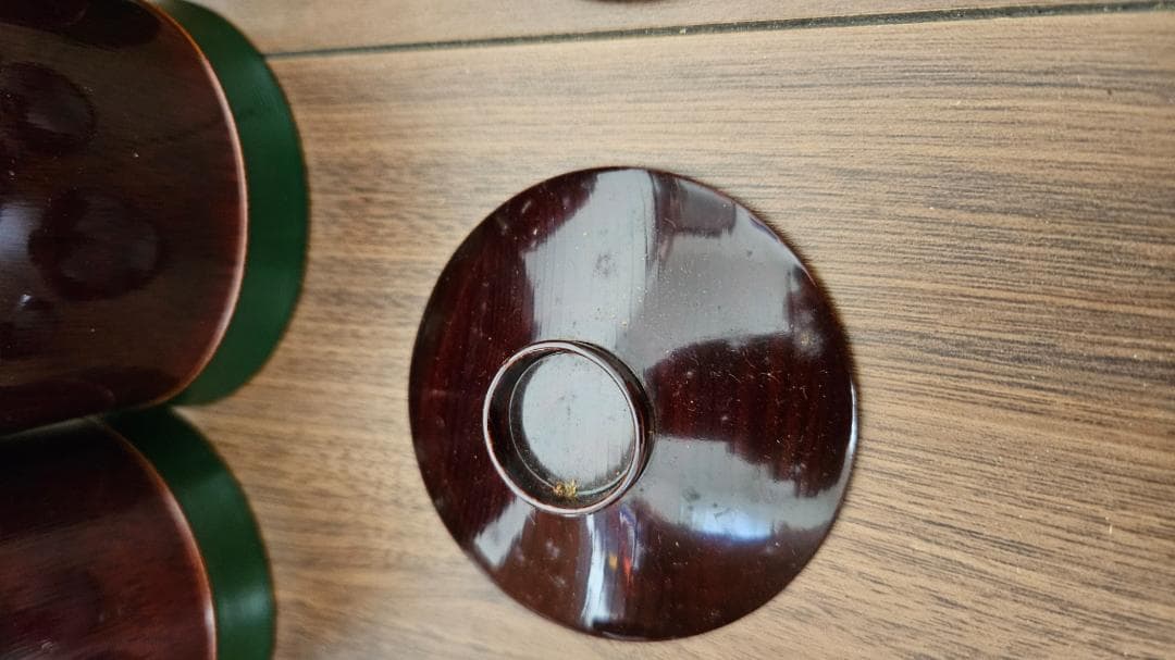 漆器おしるこ椀 10個セット 木製収納箱付き