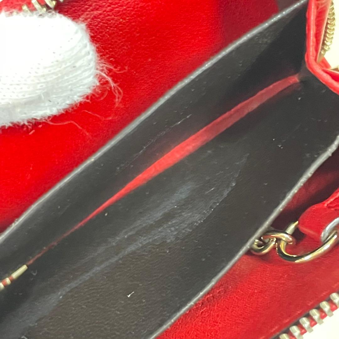 GUCCI グッチ ケース ラウンドファスナー 財布 ハート ロゴ GG