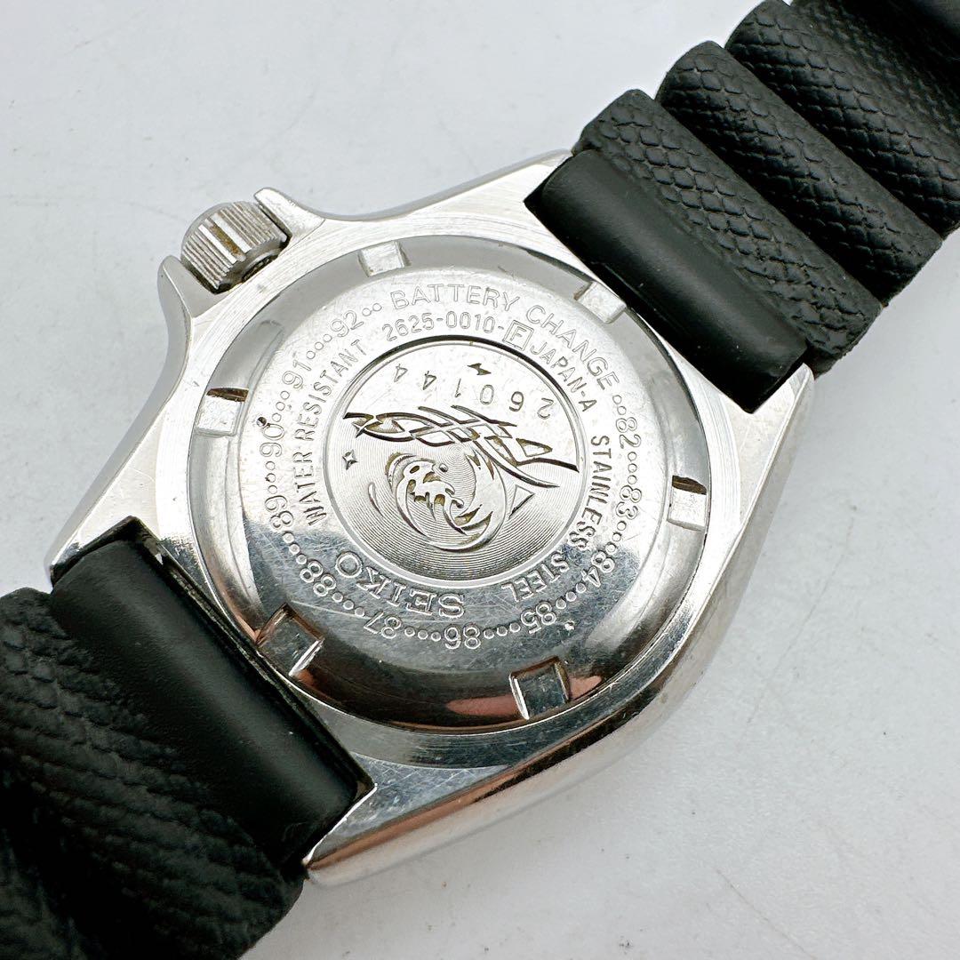 美品 稼動品 ビンテージ セイコー ダイバー メンズ腕時計 オレンジ 2625