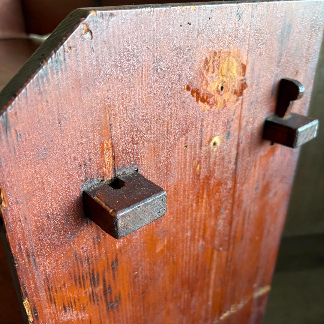 楔の本棚　3段　書棚　無垢材　オープンシェルフ　ラック　ヴィンテージ