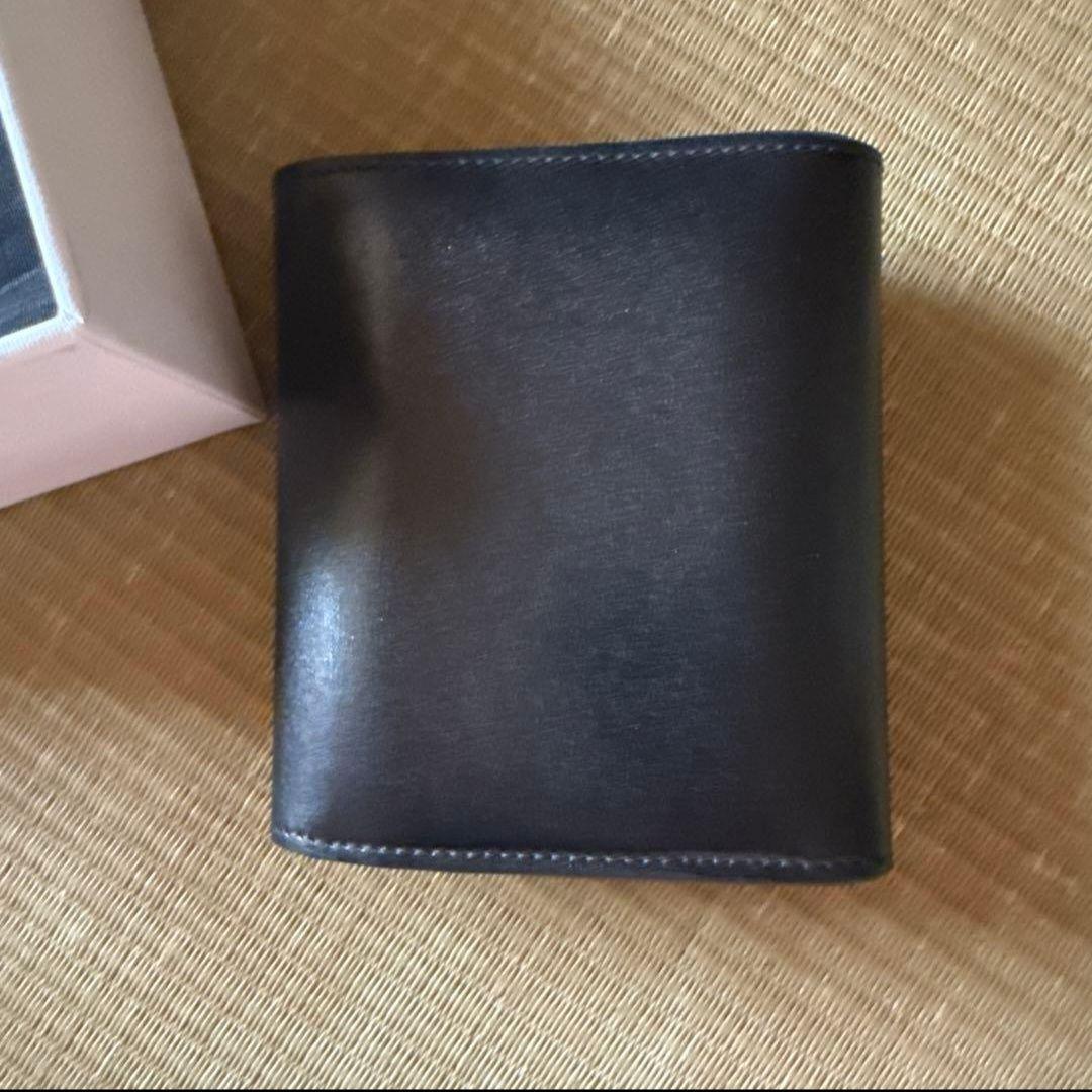 CELINE トリオンフ 三つ折り財布 ブラックシルバー