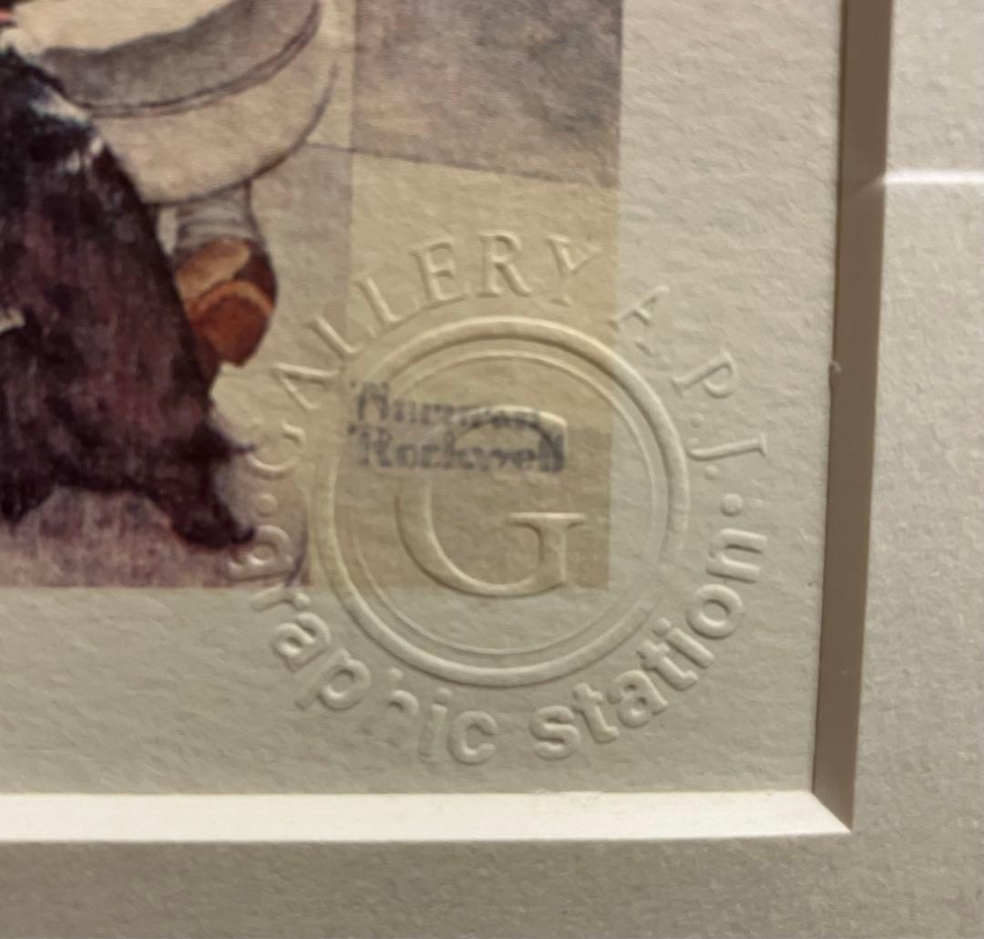 ノーマン・ロックウェル 『ソーダファウンテン』ダイヤモンド・スクリーニング