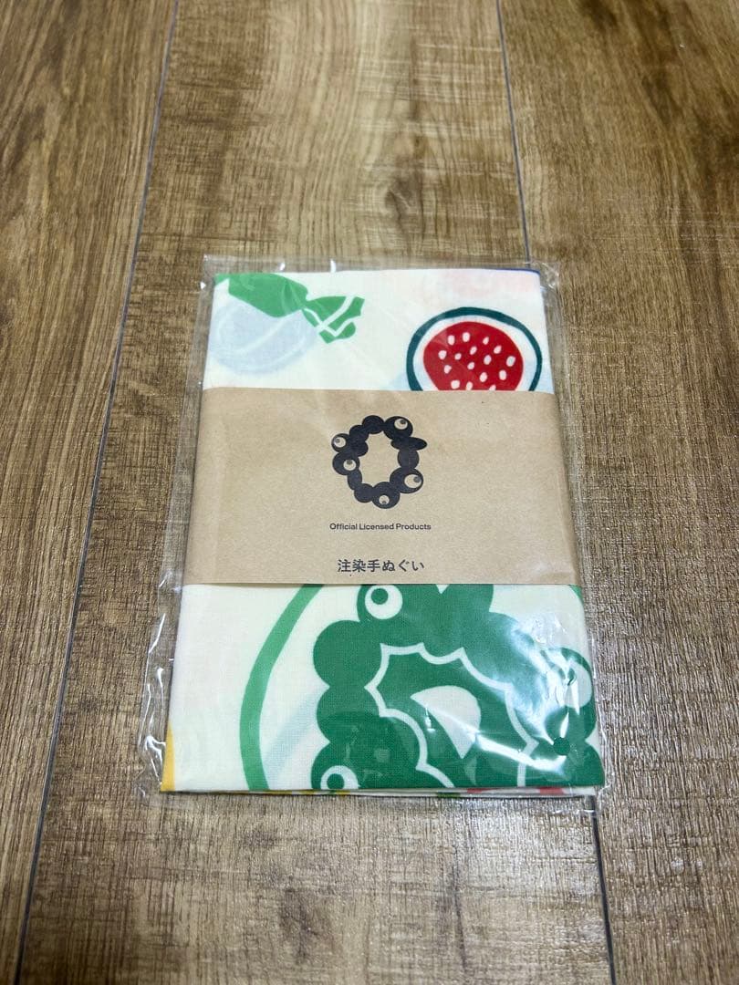 【完売品】万博ミャクミャクあめちゃん手ぬぐい　にじゆら