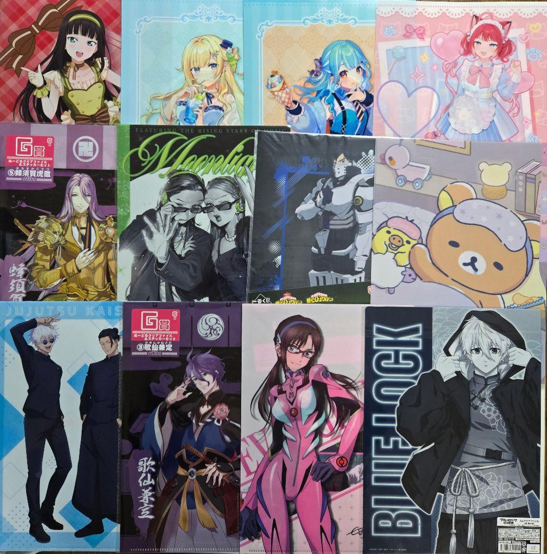 アニメグッズ キャラクターグッズ クリアファイル まとめ売り 200枚以上　①