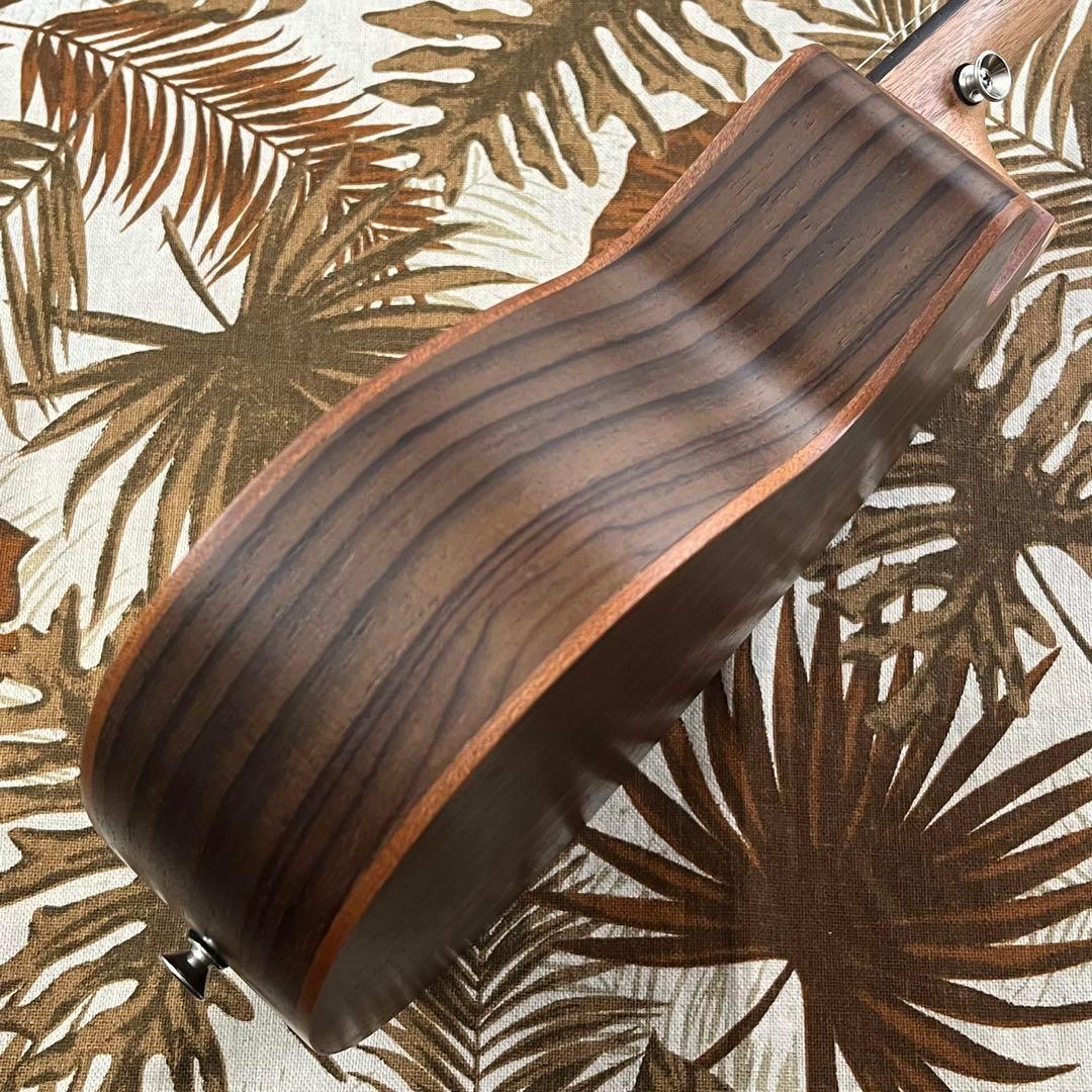 【オール単板】スプルース材とローズウッド材のコンサートウクレレ【UK専門店】