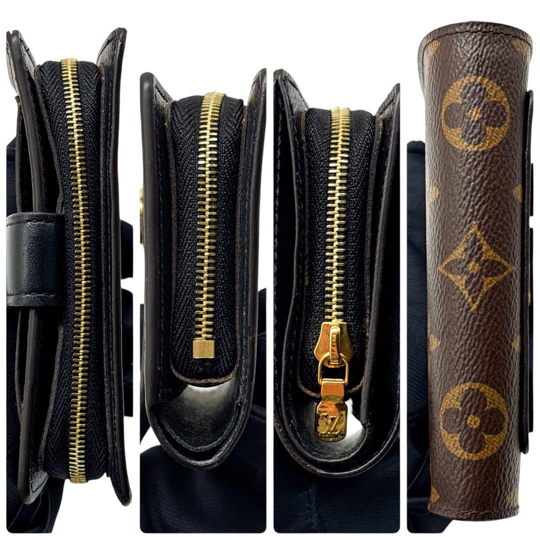 ルイヴィトン モノグラム ポルトフォイユ ジュリエット 折り財布 財布 ブラウン