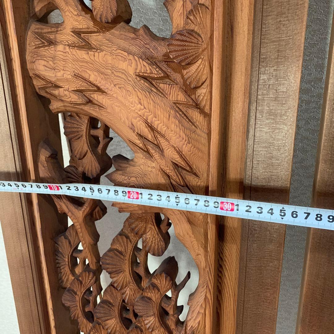 れいこ 彫刻欄間、、、松竹梅