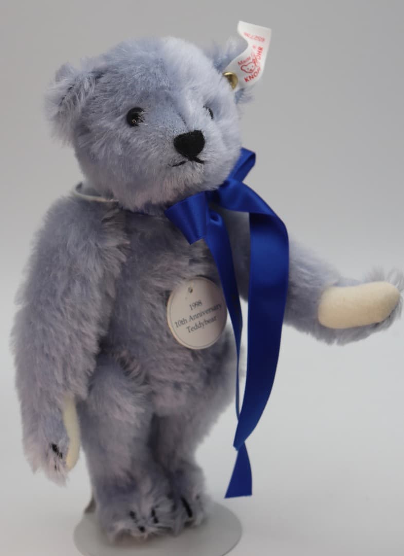 STEIFF-TAKARA シュタイフ-タカラ10周年記念タカラ 青いテディベア