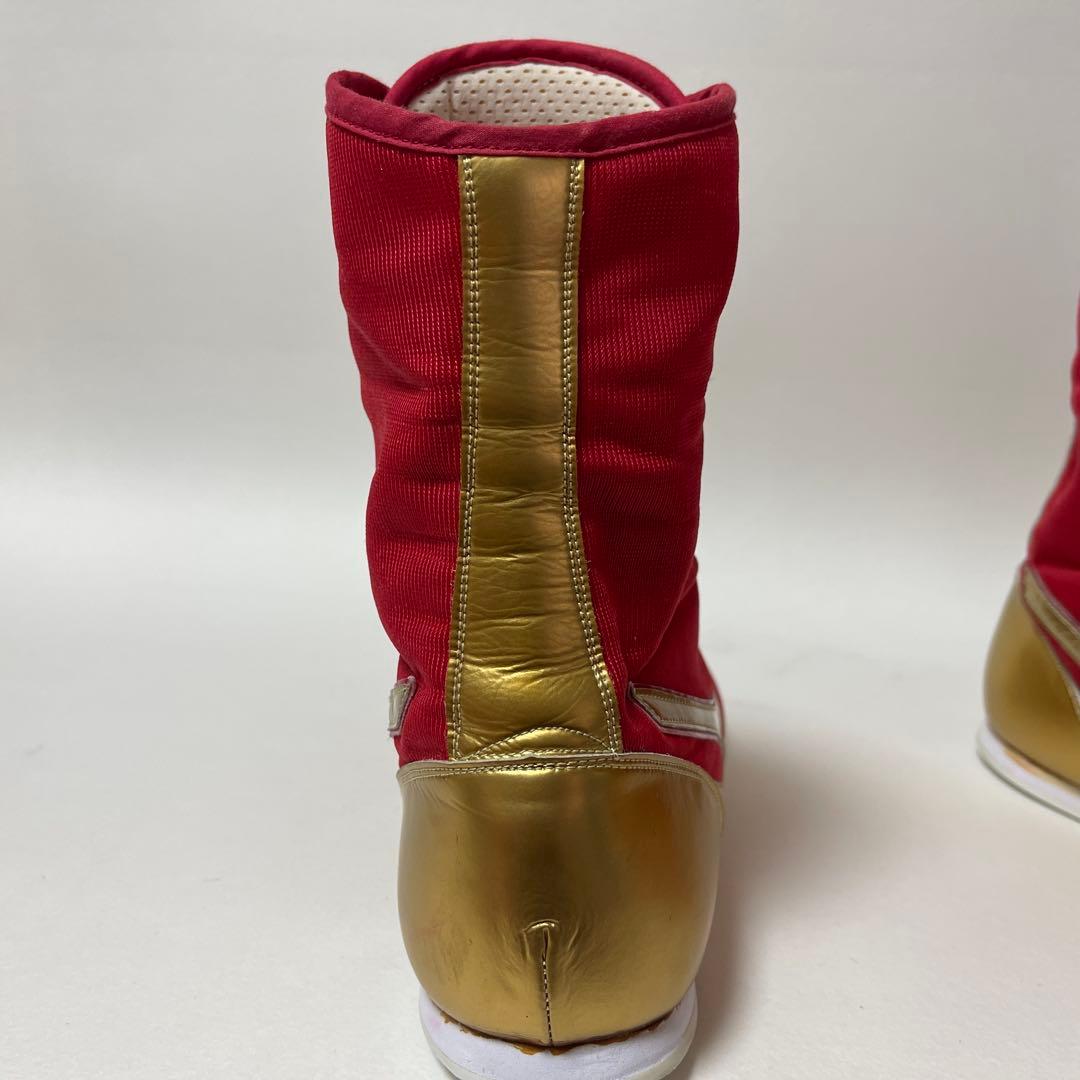 ボクシングシューズ ミズノ 27.5センチ 赤 レッド