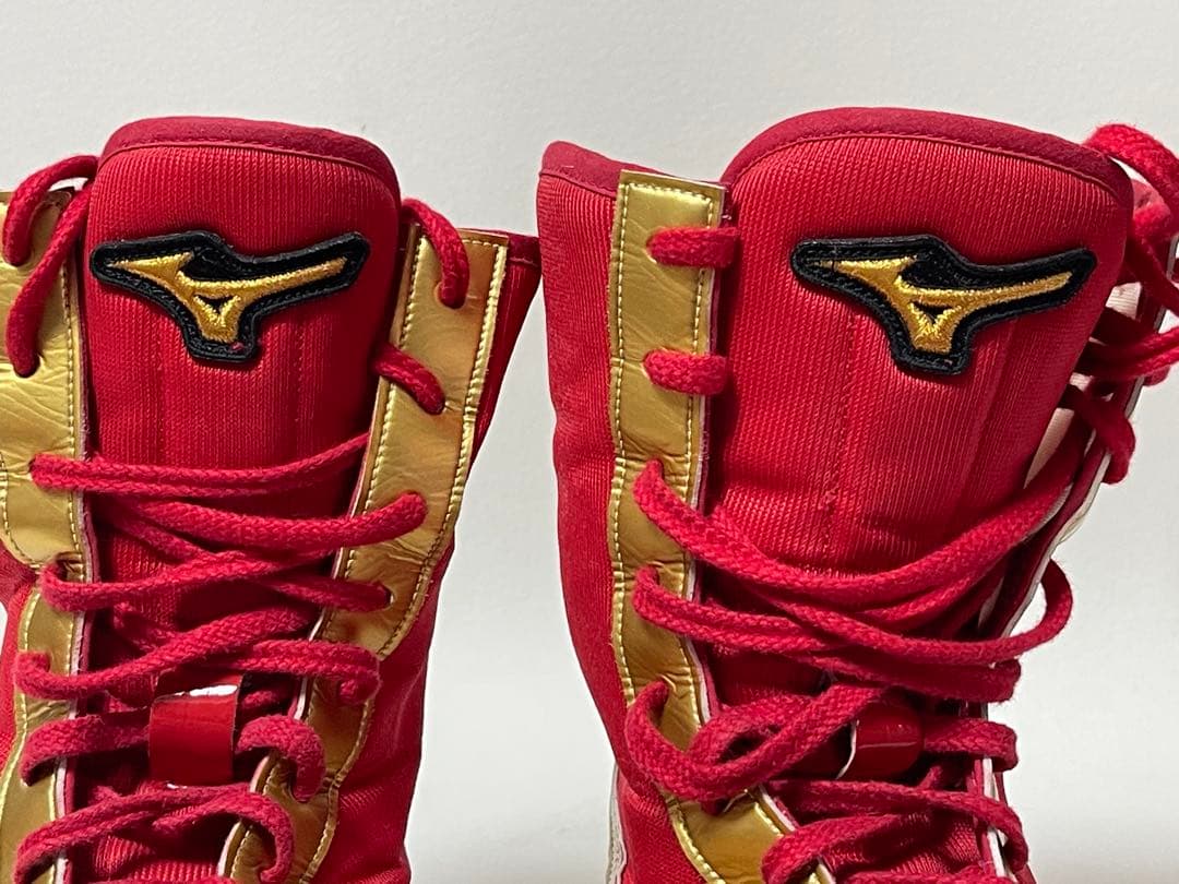 ボクシングシューズ ミズノ 27.5センチ 赤 レッド