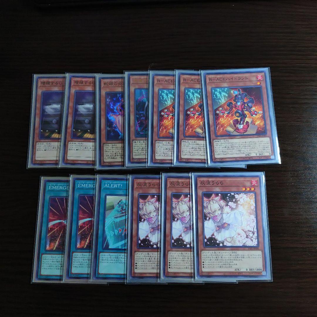 遊戯王【罪宝R-ACE】デッキ 賜炎の咎姫 スリーブ付.