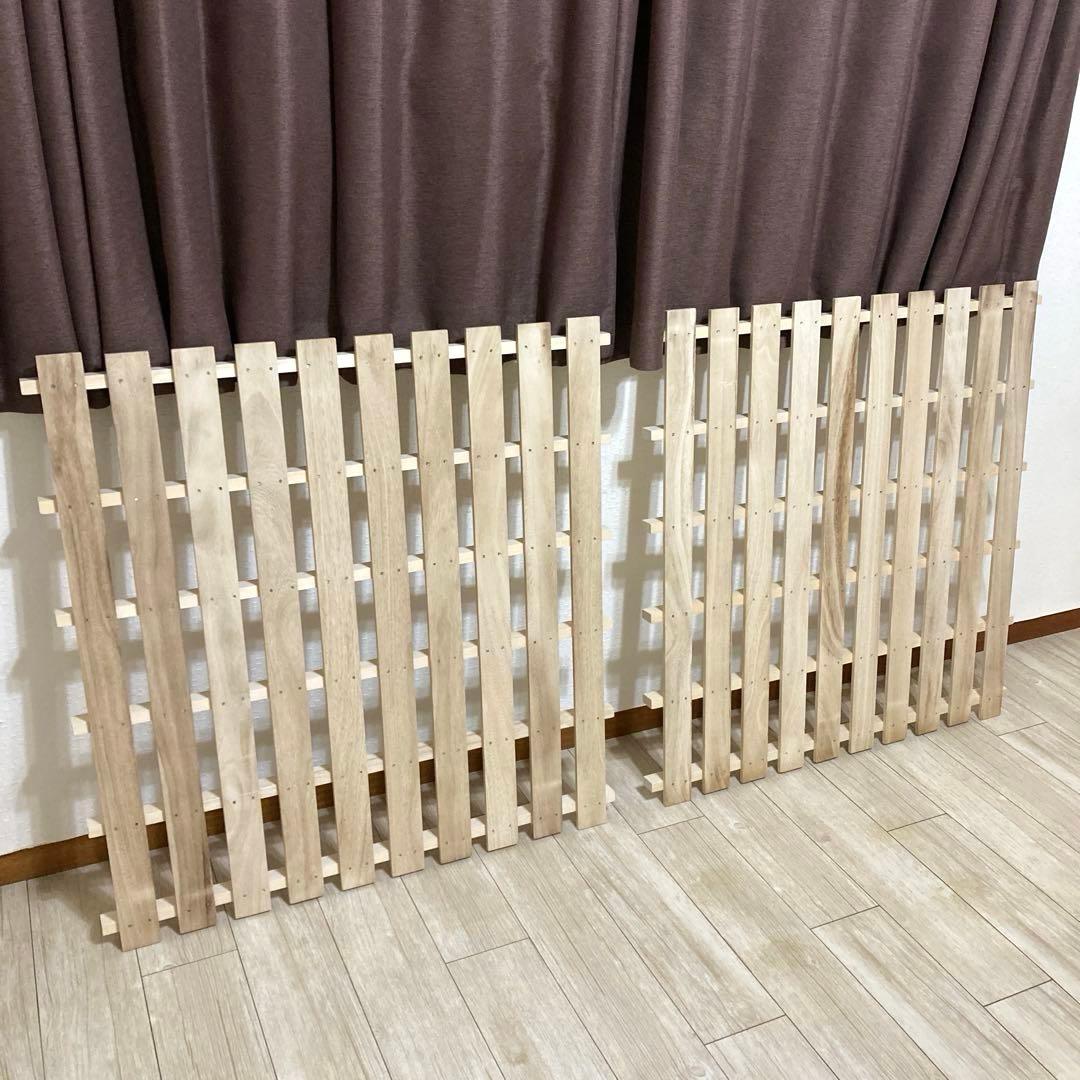 【自社配送エリア内限定販売】パっと見超美品！MUJIすのこシングルベットフレーム