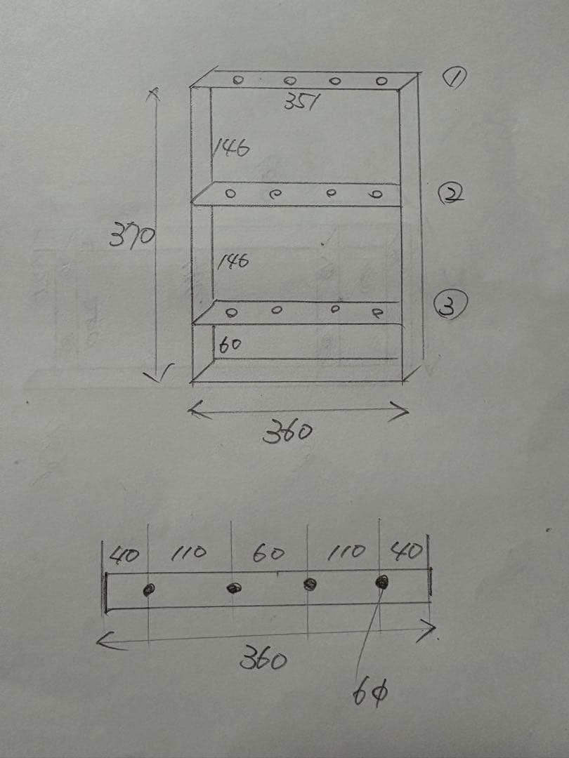 WAVESオーダー制作 鉄脚 シェルフ アイアンレッグ TVボード 什器