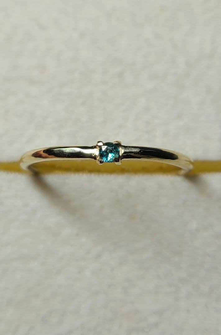 JiJikoro☆★ブラジルバターリャパライバトルマリンリング★