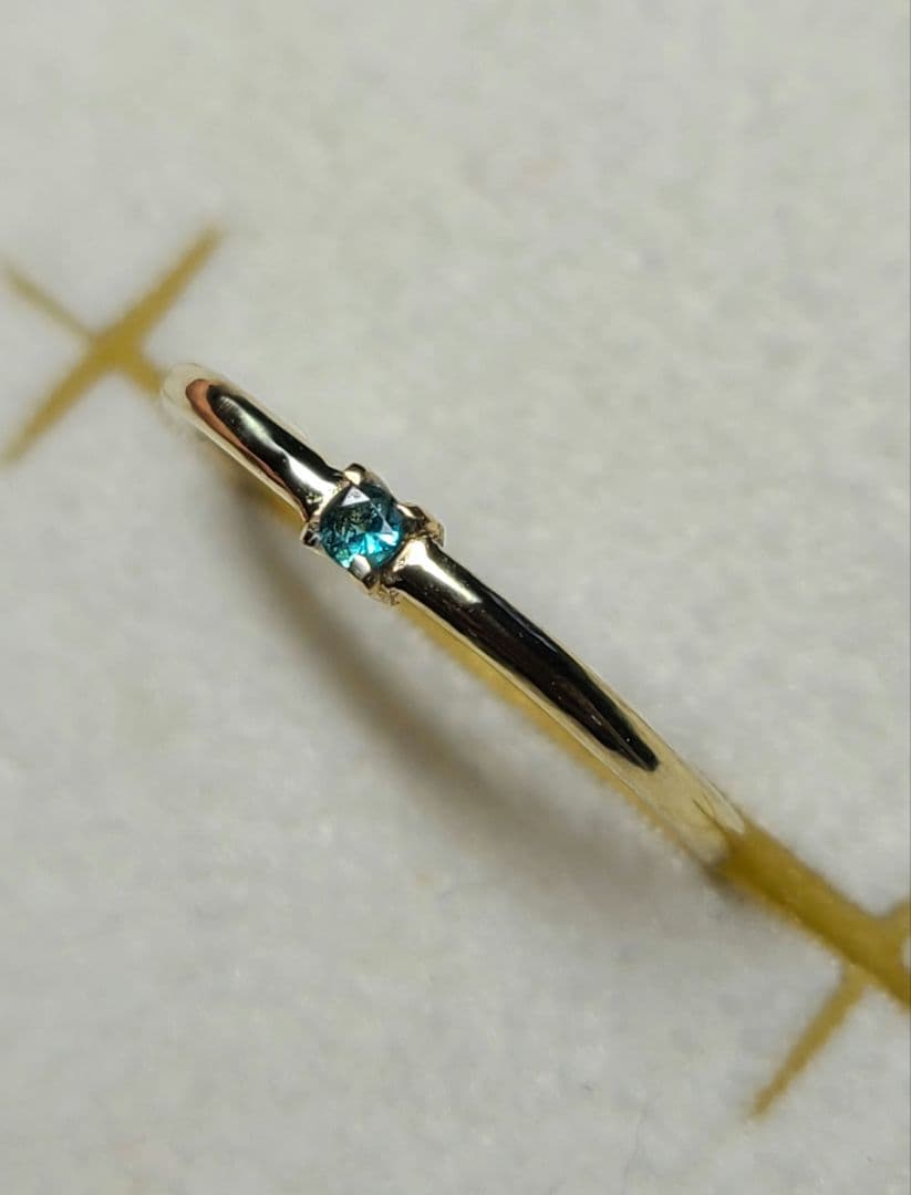 JiJikoro☆★ブラジルバターリャパライバトルマリンリング★