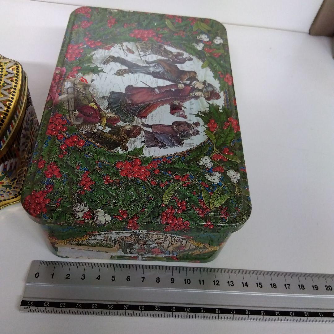 2個セット 空き缶　空缶　レトロ　お菓子缶