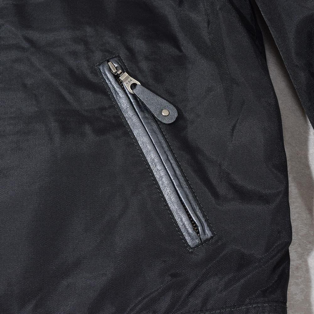 当時物 80s PIAA 中嶋悟 F1 刺繍 レザー レーシングジャケット 黒