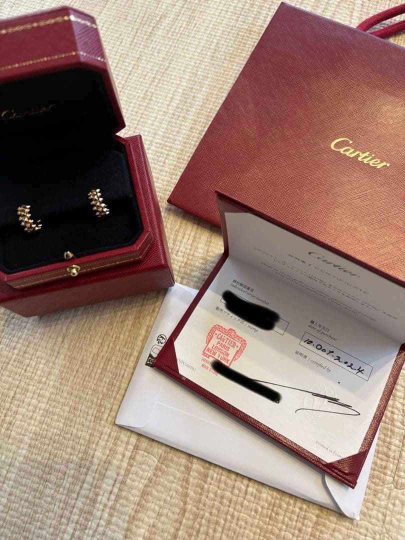 Cartier クラッシュドゥカルティエ　ピアス