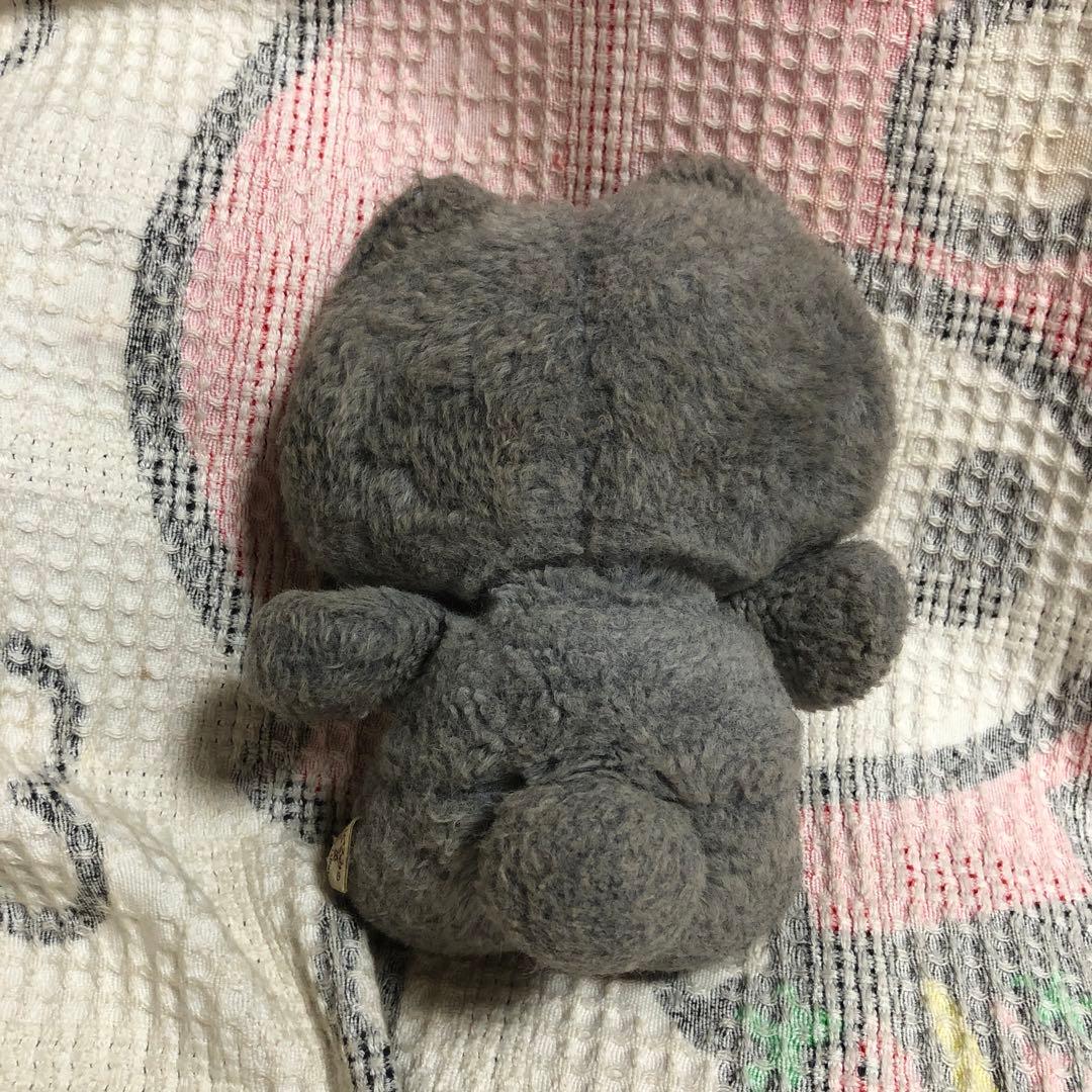 昭和レトロ　ヴィンテージ ぬいぐるみの三英　ウサギ＆クマ　ぬいぐるみ　中古品