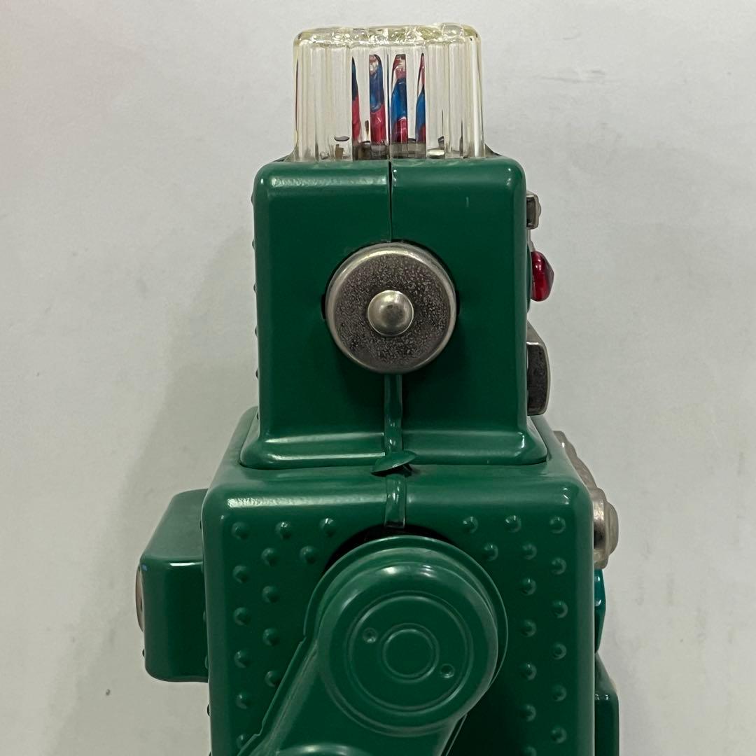 HAHATOY スモーキング スペースマン ブリキロボット 玩具 緑