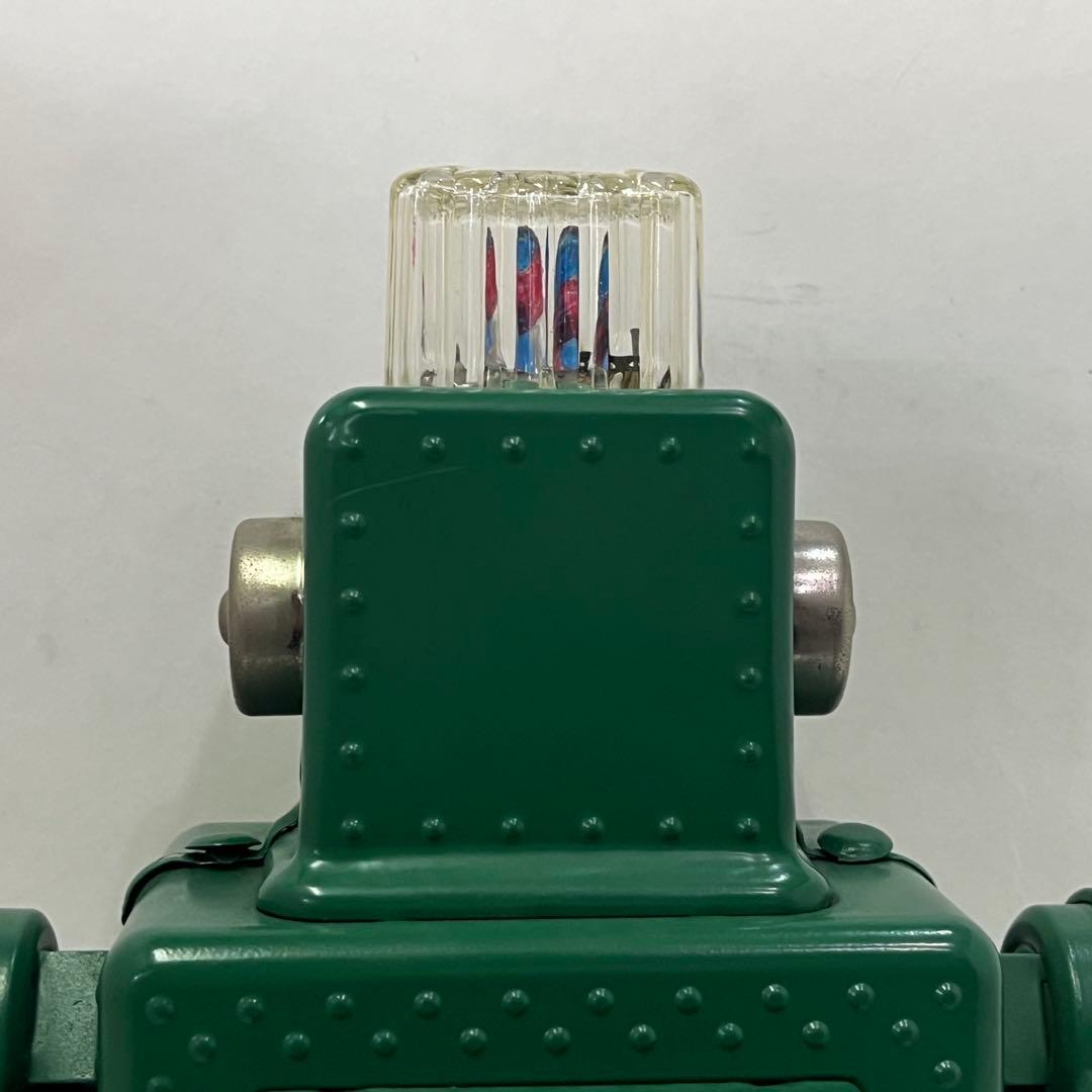 HAHATOY スモーキング スペースマン ブリキロボット 玩具 緑