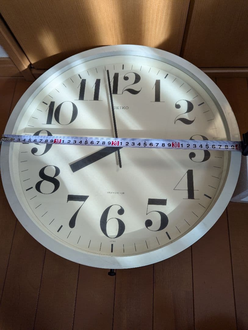 購入前コメント宜しく・レトロSEIKO・TRANSISTOR丸型壁掛け時計