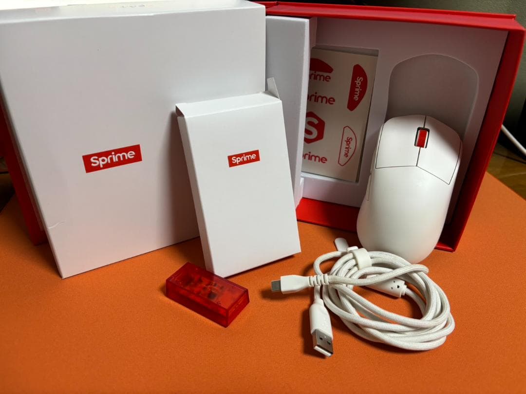 【NAO】SPrime PM1 ゲーミングマウス ホワイト