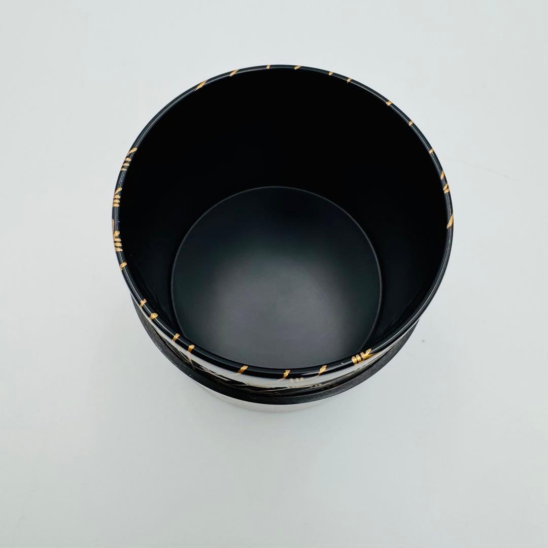 【一成　作　目張柳蒔絵　中次　棗　茶道具】骨董　アンティーク　インテリア