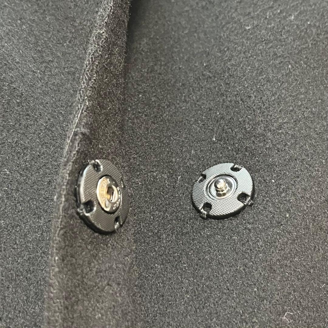 エッセン ロートレアモンイタリア製上質ウール100ゆったりチェスターリバーコート