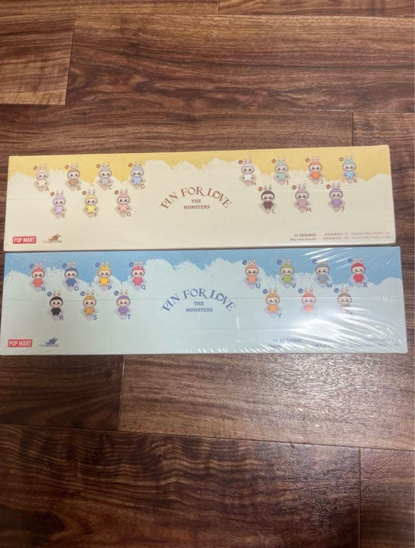 ラブブ LABUBU PIN FOR LOVE イニシャルアルファベット セット