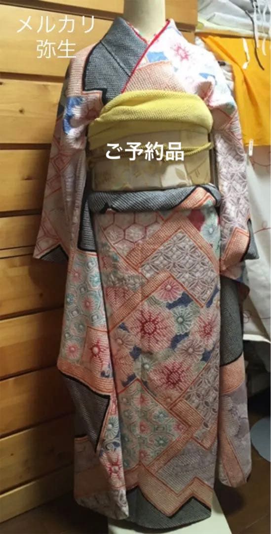 ちくわ様　藤娘きぬたや　本振袖　総絞り