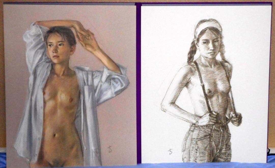 【値下】高塚省吾 素描集『女たち』（芸術新聞社）外箱付き 極美品 1993年初版