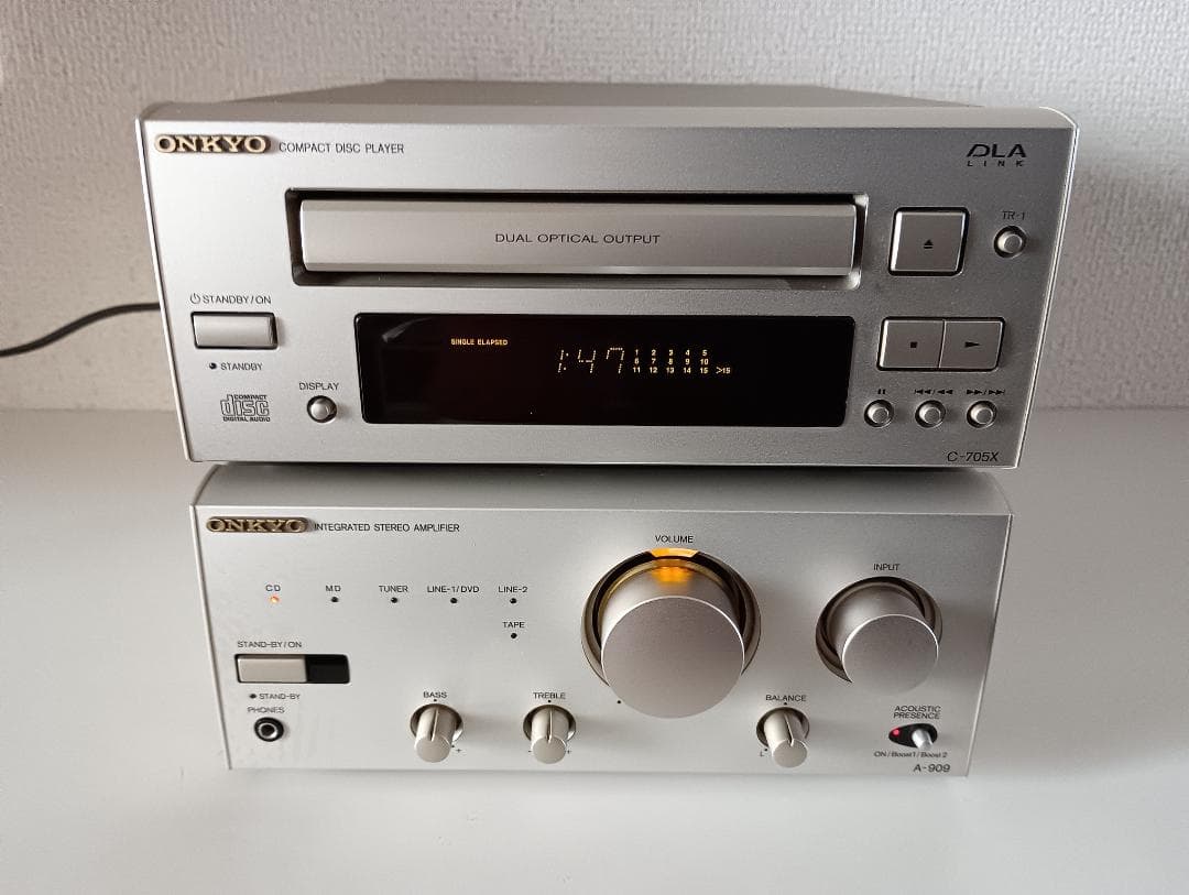 ONKYO INTEC 205 A-909 C-705X アンプ CD ☆☆☆☆