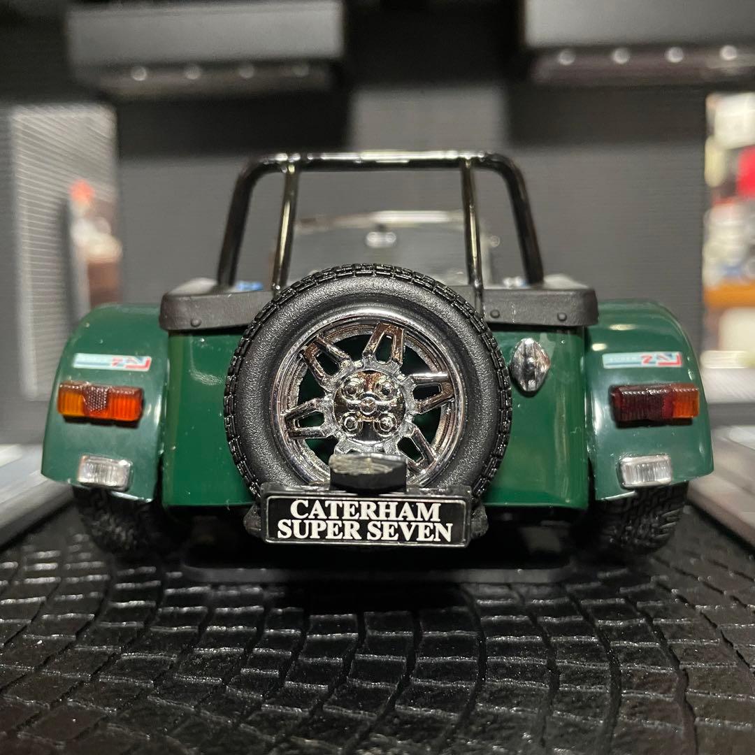 絶版未展示品 京商 1/18 ケータハム スーパーセブン イエローライン