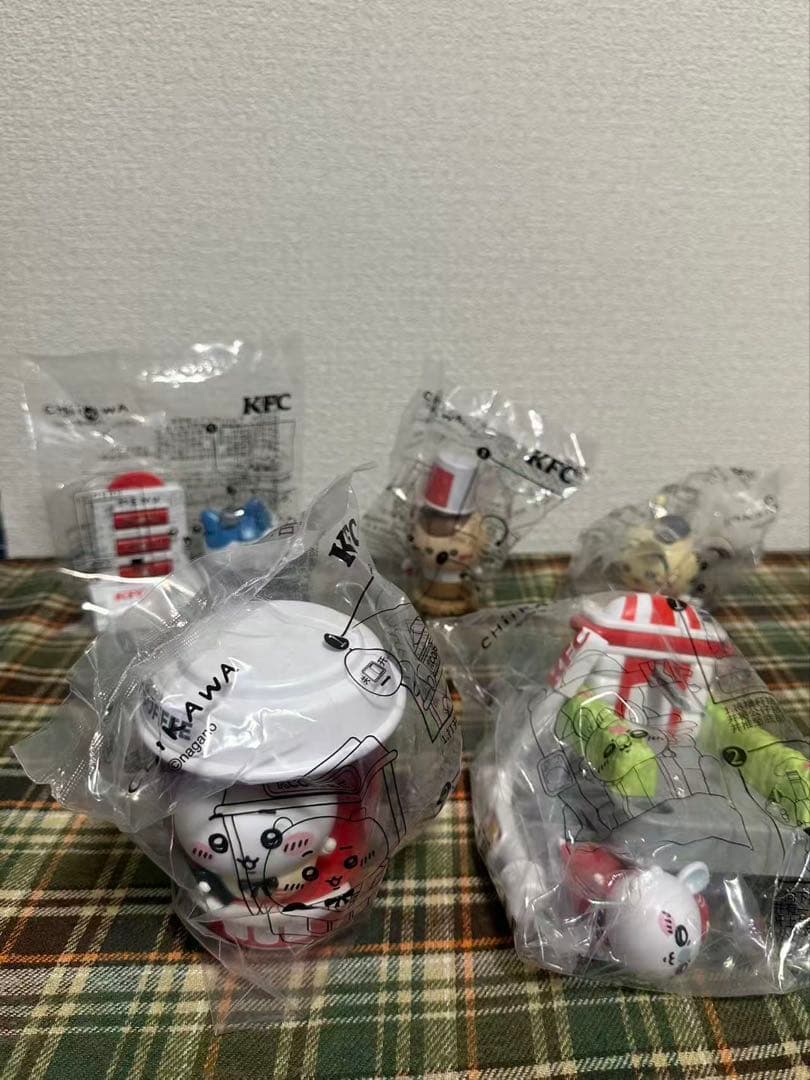 中国限定 ちいかわ ケンタッキー限定 おもちゃ コンプリート5点セット