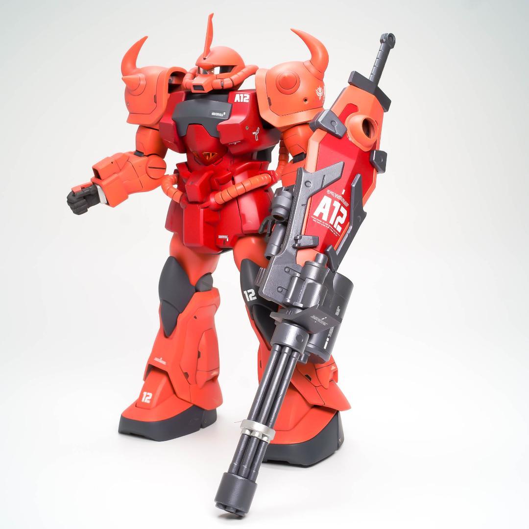 MG 1/100 MS-07B-3 グフカスタム シャー専用グフ 塗装済み完成品