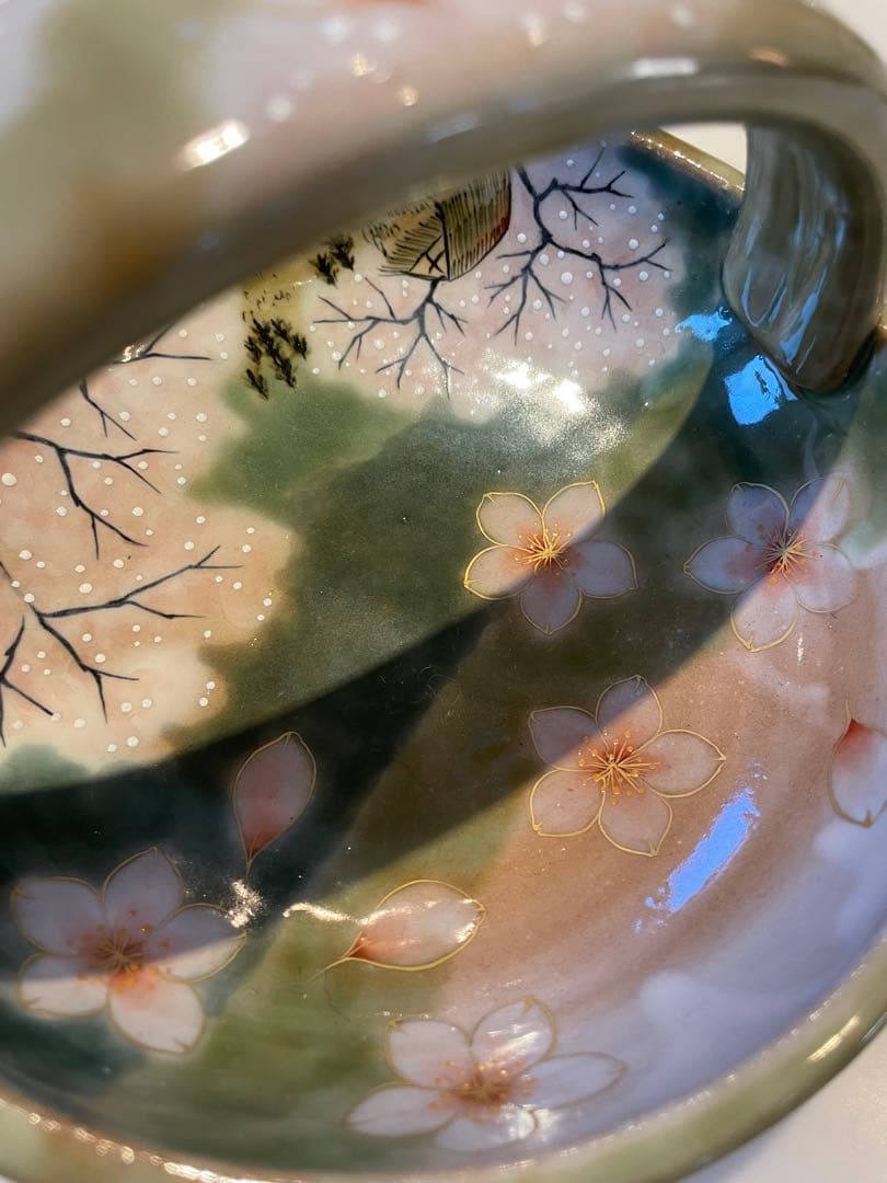 陶葊　陶あん　取手付き器