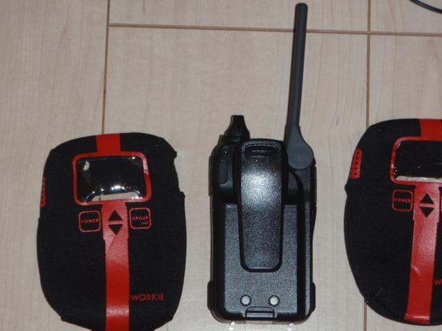 美品☆ICOM IC-4110 トランシーバーマイク&イヤホン付 3色セット