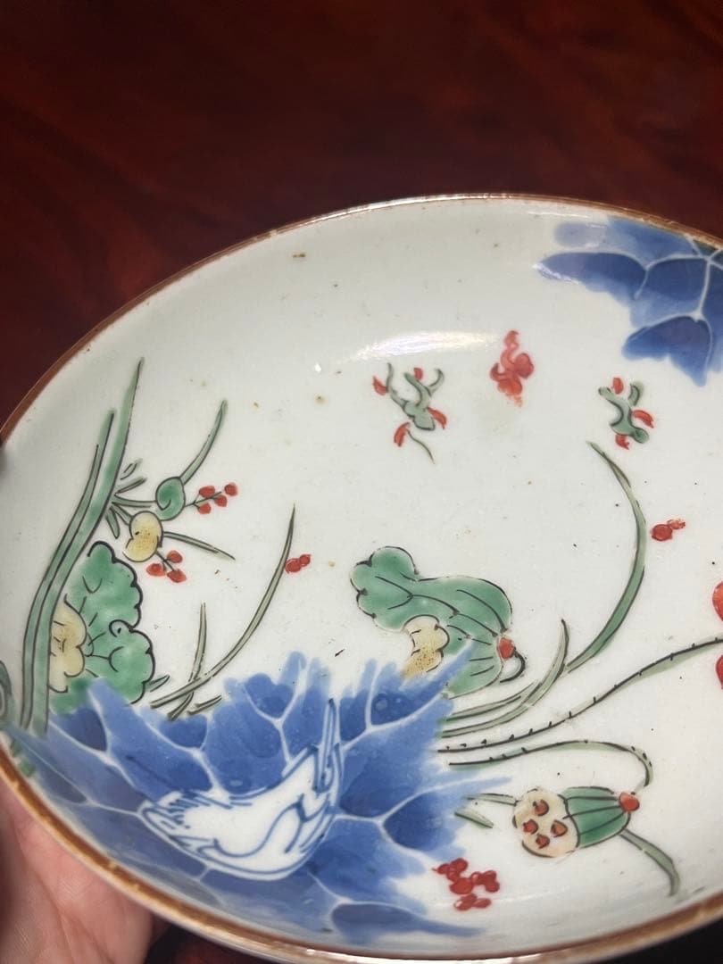 古伊万里　色絵　古九谷　無傷完品　藍九谷　古染付　民芸　民藝　柿右衛門　藍柿