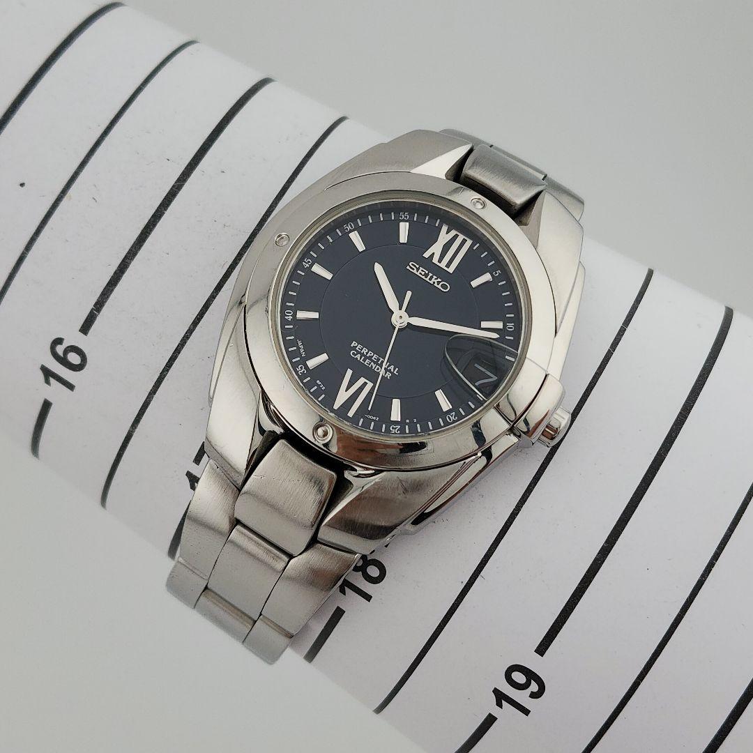 ​電池交換・カレンダー設定済セイコー パーペチュアル 8F32-005A 稼働品