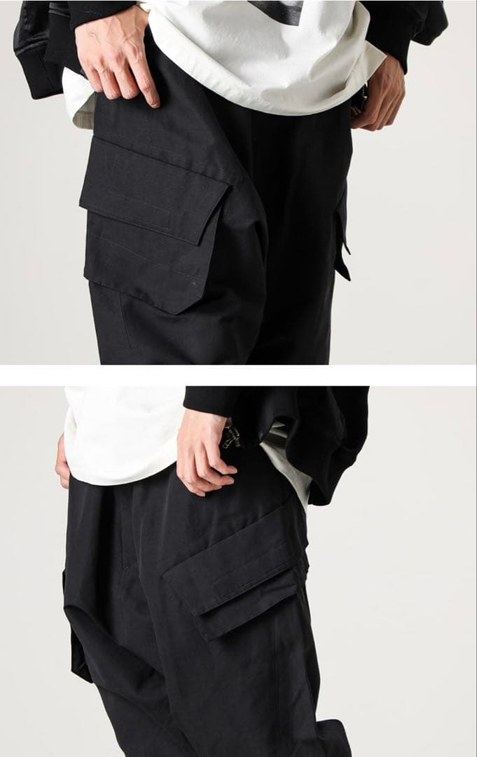 値下げ‼️超美品！！ユリウス24PREFWミリタリーカーゴクロッチパンツ