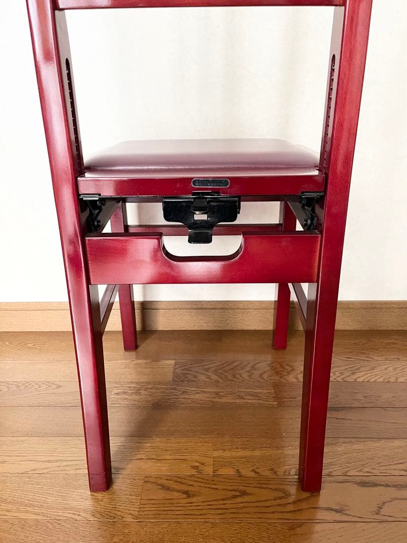 YAMAHA ヤマハ アップライトピアノ グランドピアノ 椅子 ワインレッド 赤