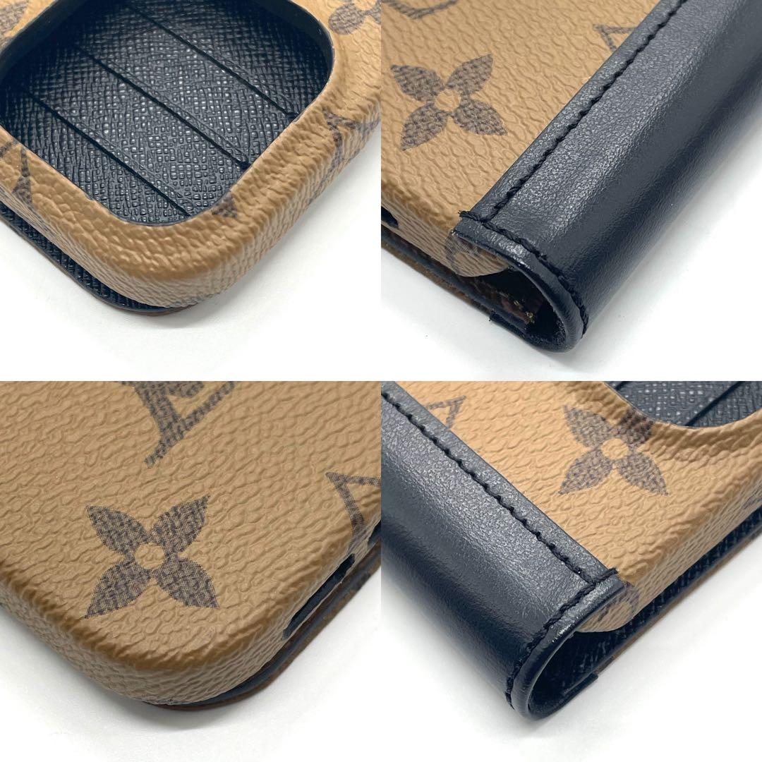 【極美品】ルイヴィトン iPhoneケース 15pro モノグラム リバース