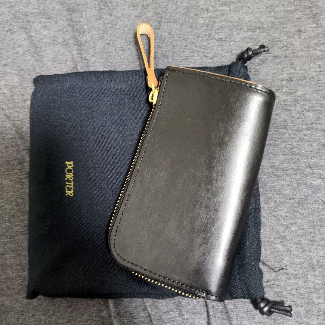【新品】PORTER ブラック レザー キーケース