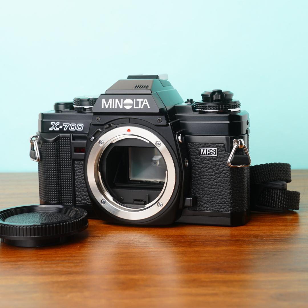 [美品] 完動品◎ミノルタ New X-700 ボディ フィルムカメラ #371