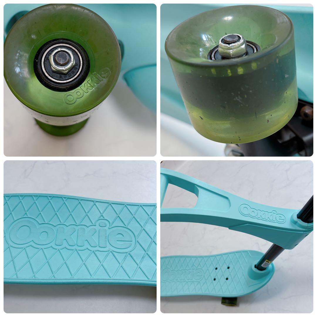 人気♡一歳から始められる　スケートボード　Ookkie オーキー　ブルー