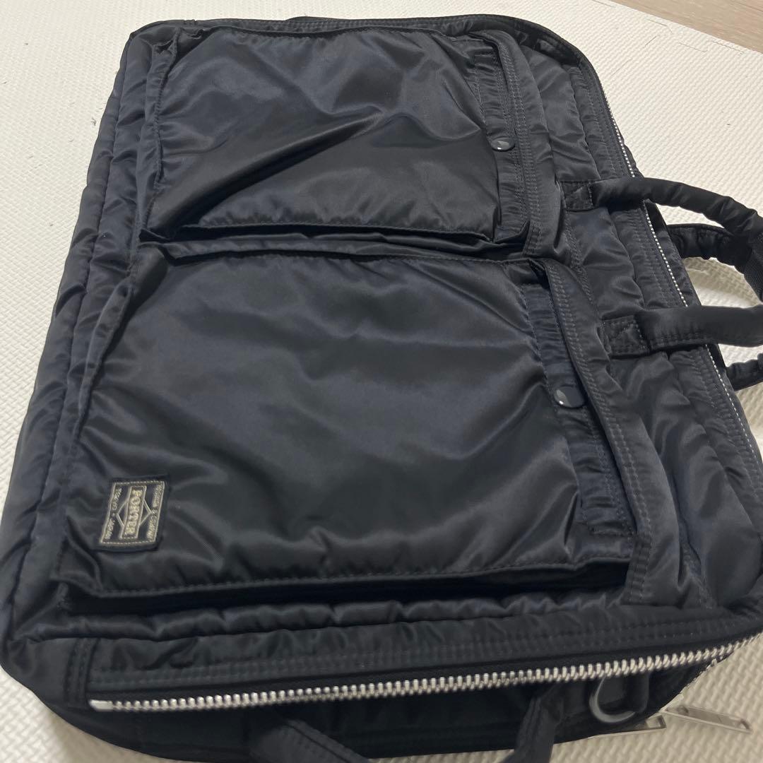 PORTER タンカー　3way 2層　ブリーフケース　ブラック　黒　ポーター
