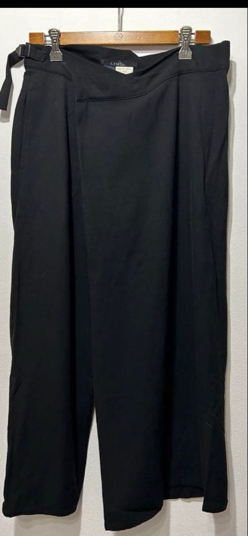 ヨウジヤマモト　リミフゥ　ラップパンツ　ウールギャバジン