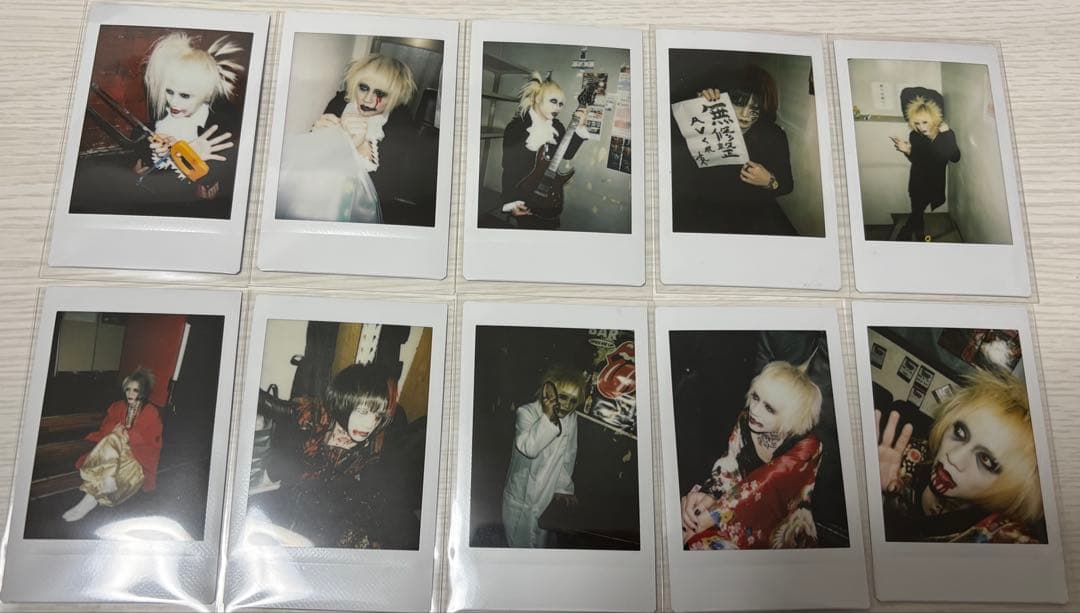 ⑦黒百合と影 烏名鳴 メメント・モリ 哀 チェキ 10枚セット