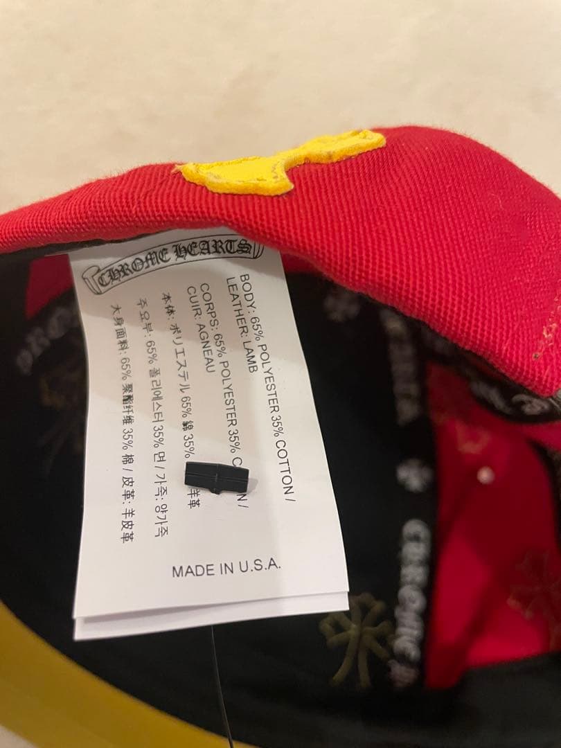 超希少新品未使用‼️クロムハーツ クロスパッチ ベースボールキャップ